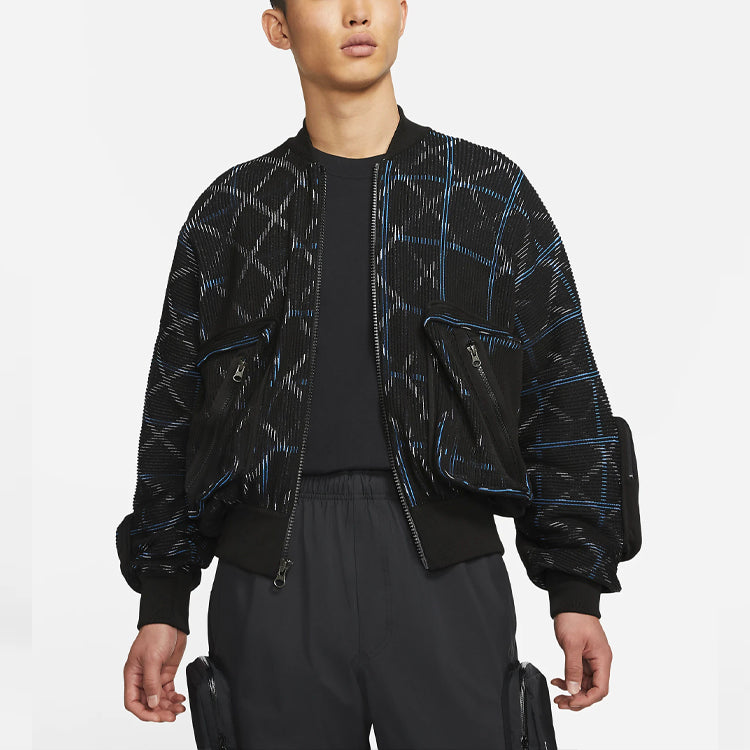 Men's Nike x UNDERCOVER Crossover MA-1 Knit Jacket CZ4705-010