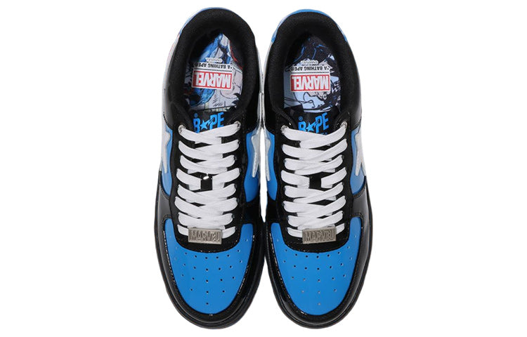 A BATHING APE x MARVEL Bape STA 'Black Blue White' 1I73-191-917