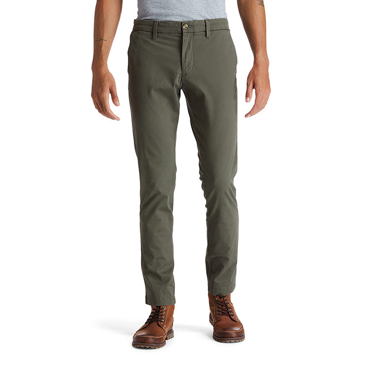 Timberland Sargent Lake Stretch Chino Trousers 'Olive Green' A2BYYA58