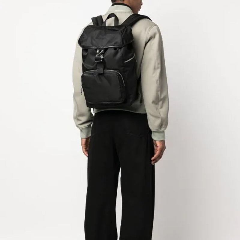 Off-White Arrow Flap Backpack 'Black' OMNB054C99FAB0011000