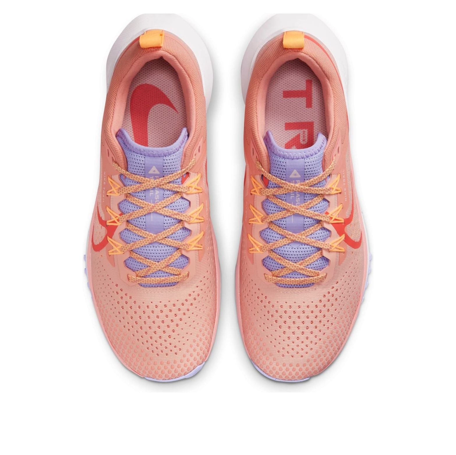 (WMNS) Nike React Pegasus Trail 4 'Arctic Orange Purple Pulse' DJ6159-800