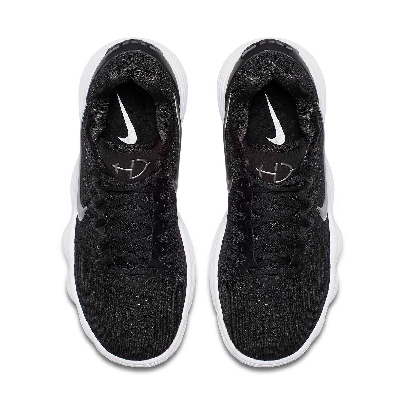 (WMNS) Nike Hyperdunk 2017 Low 'Black Metallic Silver' 897812-001