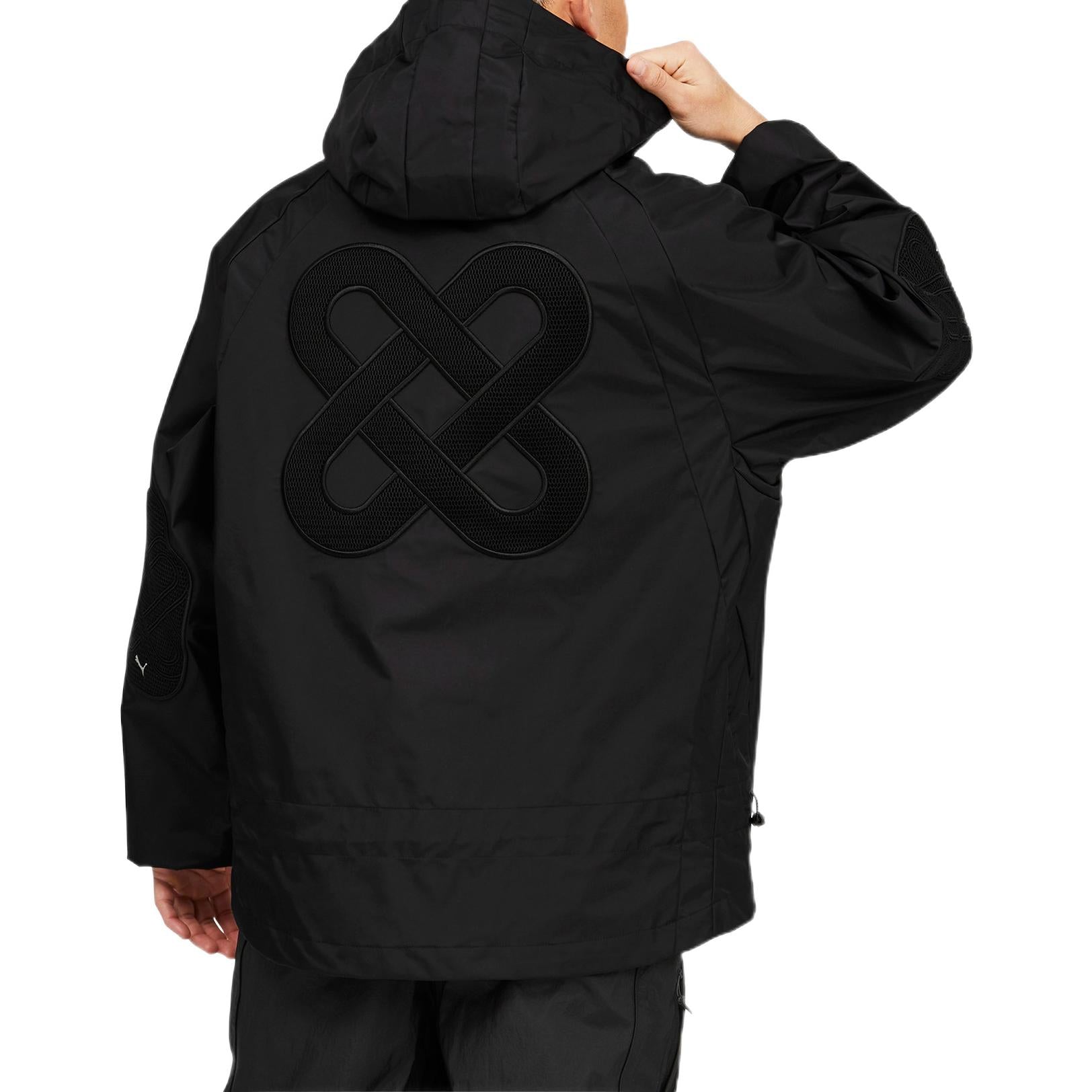 PUMA x PRONOUNCE Crossover Casual Solid Color hooded Long Sleeves Jacket Black 534030-01