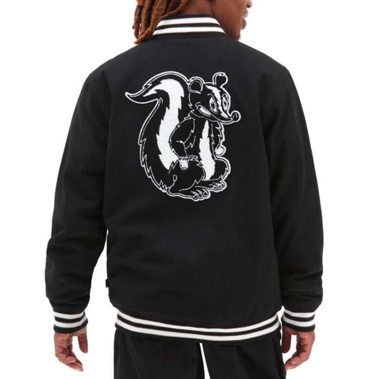 Vans Checkerboard Research Varsity Jacket 'Black' VN0A7S92BLK