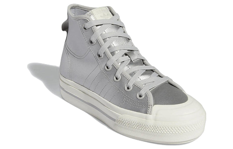 (WMNS) adidas Nizza Rf Platform Mid 'Sliver' GX8369