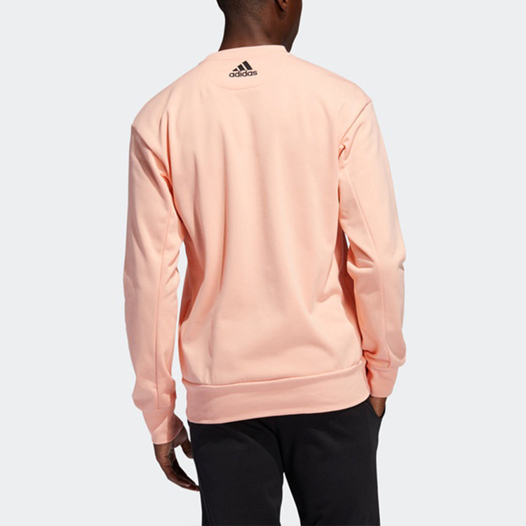 adidas Harden Fle Crew Basketball Sports Pullover Pink Red FR6166