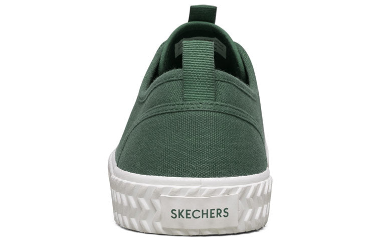 Skechers V'lites 2.0 Canvas Shoes Green 666128-DKGR