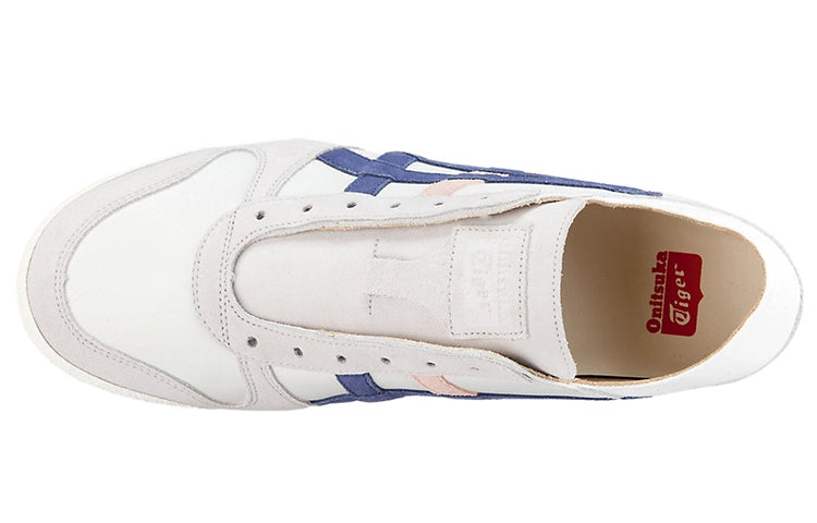 (WMNS) Onitsuka Tiger Mexico 66 Slip-On  'White Blue' 1182A052-100