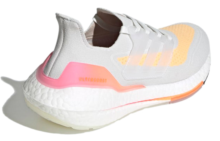 (WMNS) adidas Ultraboost 21 'White Acid Orange' FY0400