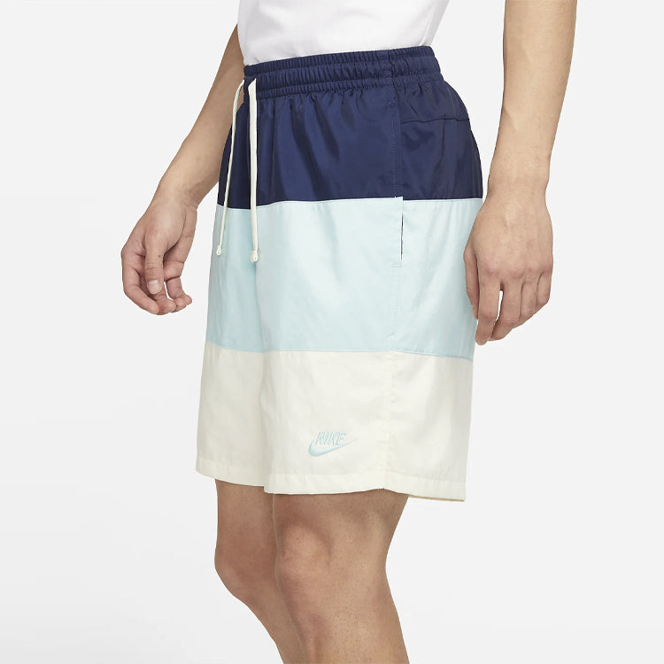 Nike Colorblock Quick Dry Woven Sports Shorts Blue CJ4488-382