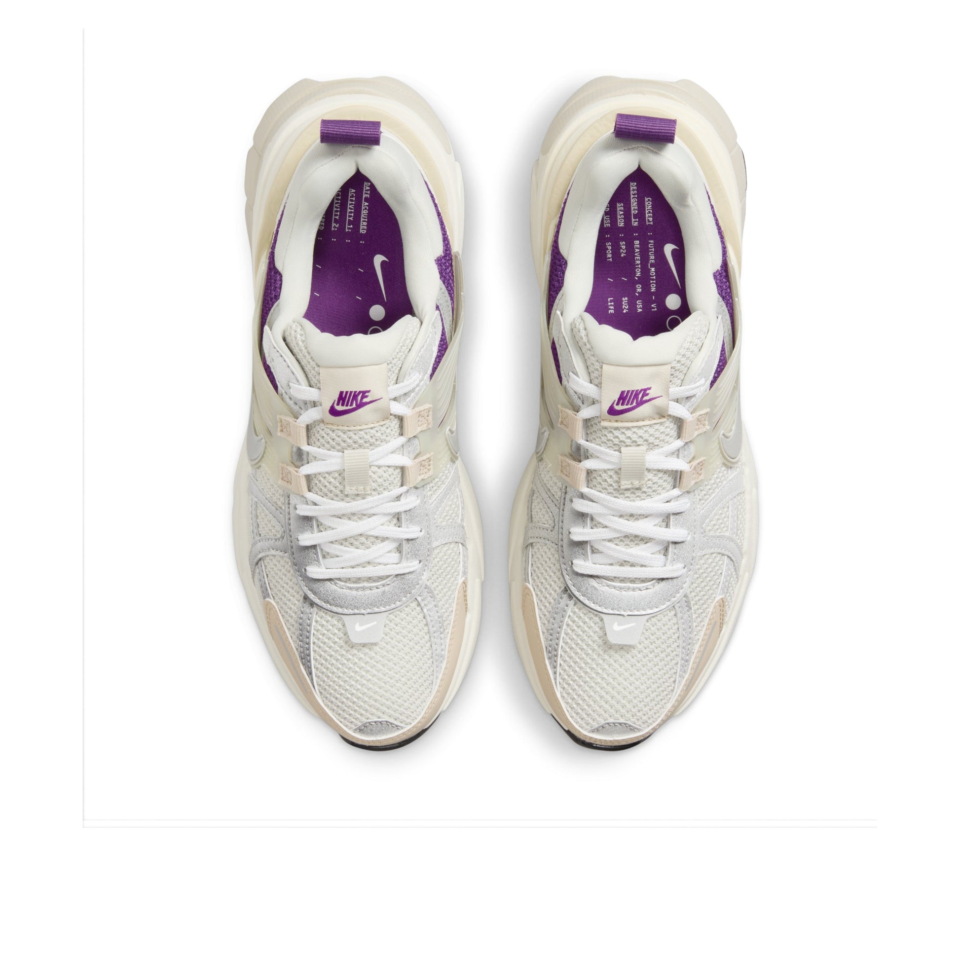 (WMNS) Nike V2K Run Premium 'Light Bone Viotech' HF4305-072