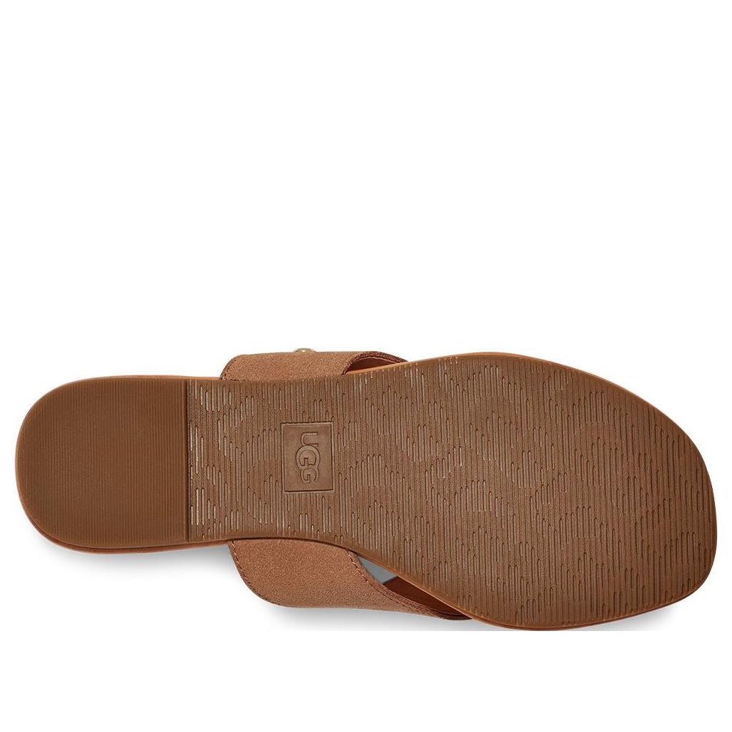 (WMNS) UGG Carey Thongs 'Chestnut' 1139051-CHE