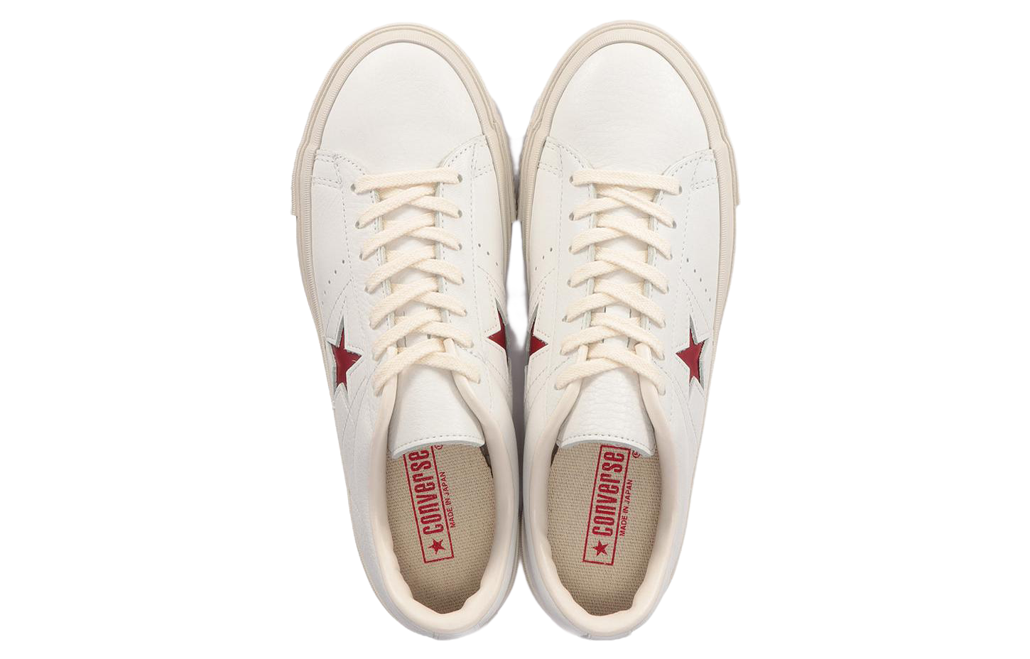 Converse one star J EB LEATHER 'White Crimson Red' 35200470