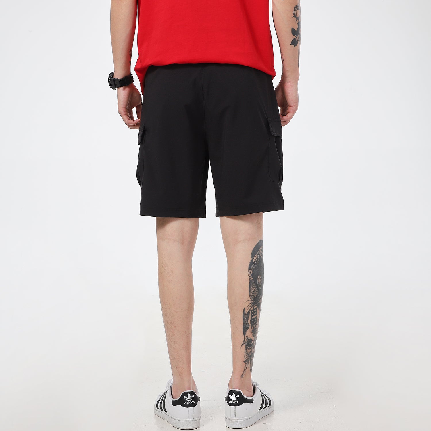 adidas neo Casual Sports Woven Cargo Shorts Black H61988