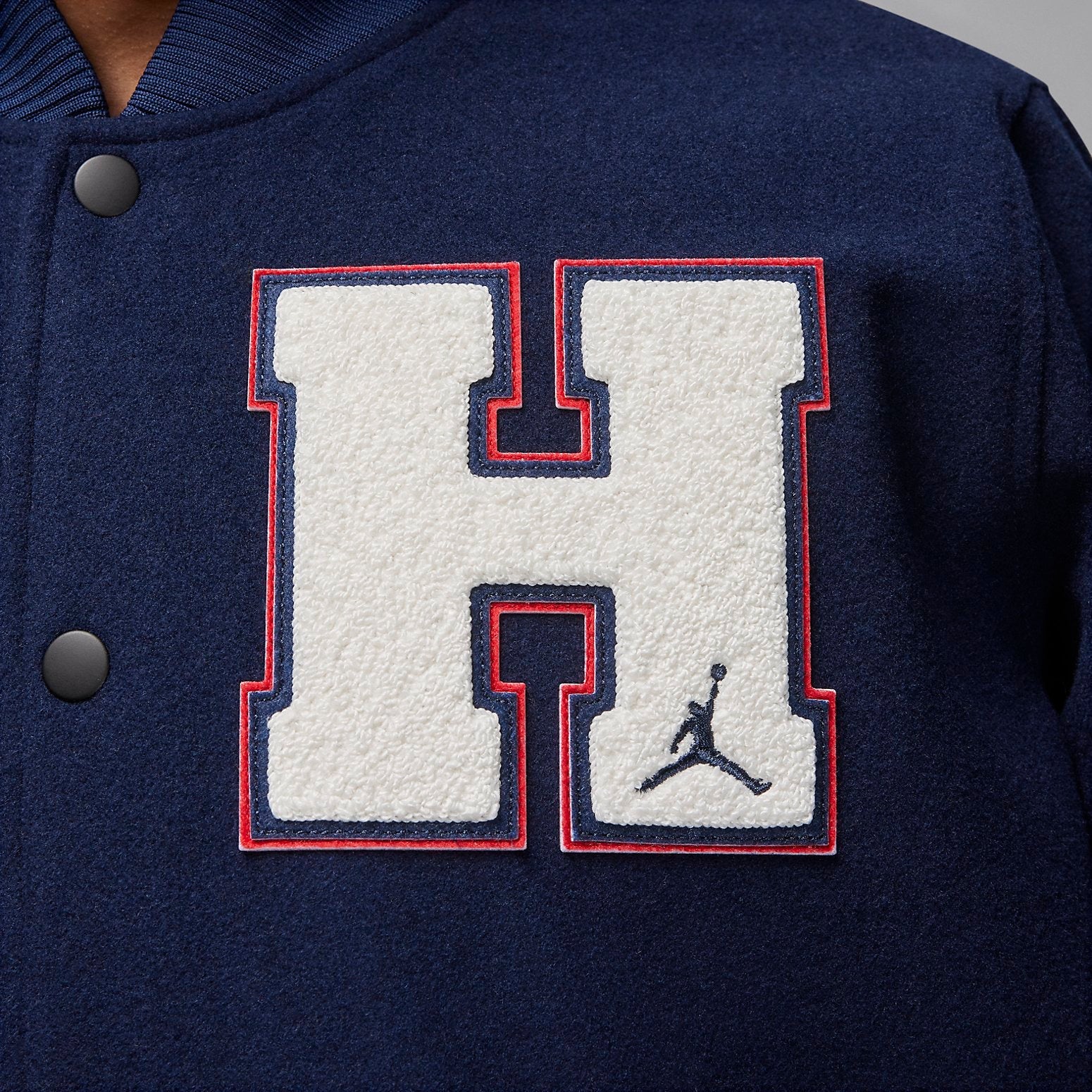 Air Jordan x Howard University Varsity Jacket 'Navy' FJ9340-419