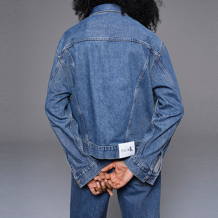 Palace X Calvin Klein Relaxed Trucker Denim Jacket 'Blue' 40249UC-400