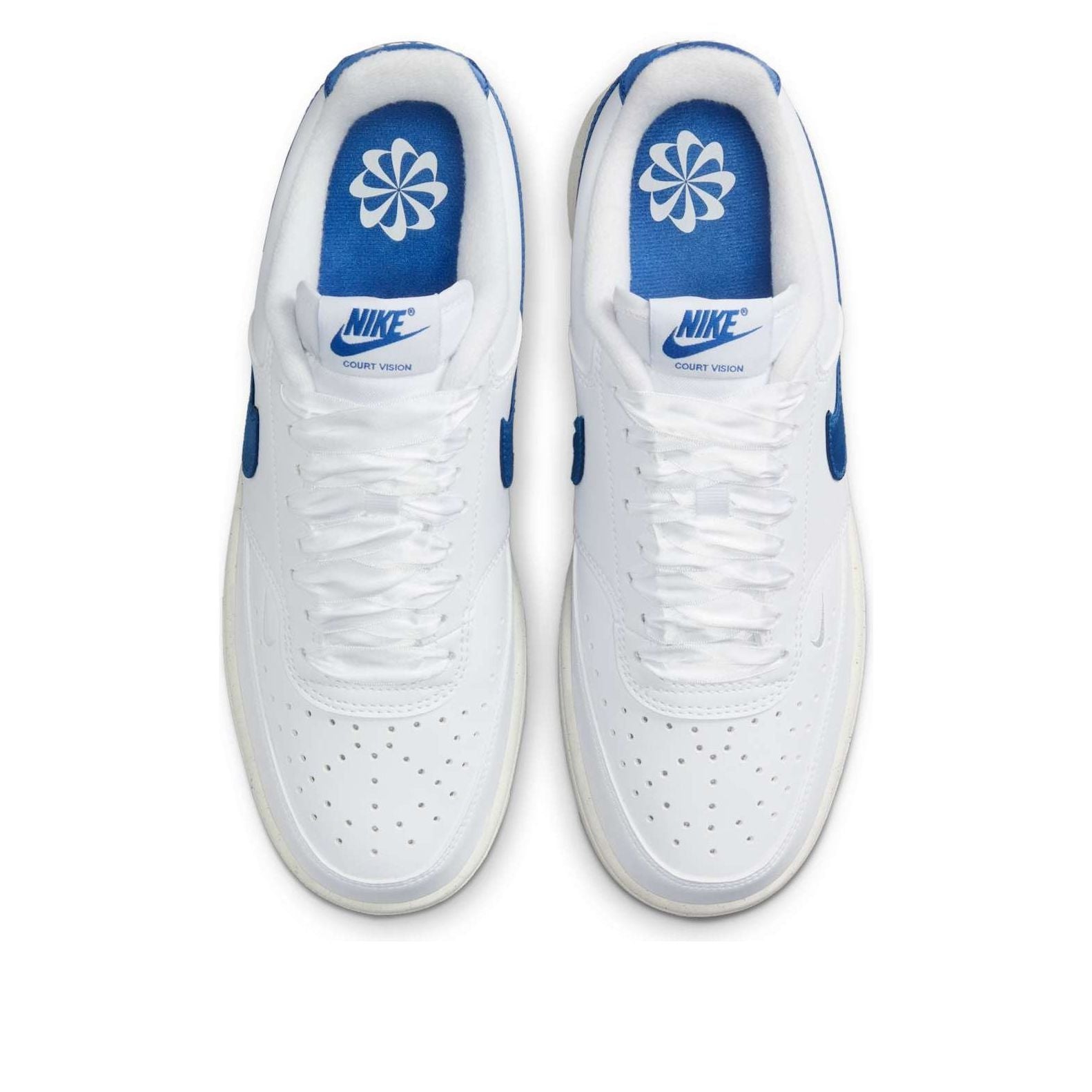 (WMNS) Nike Court Vision Low Next Nature 'White Sail Game Royal' HV5246-101