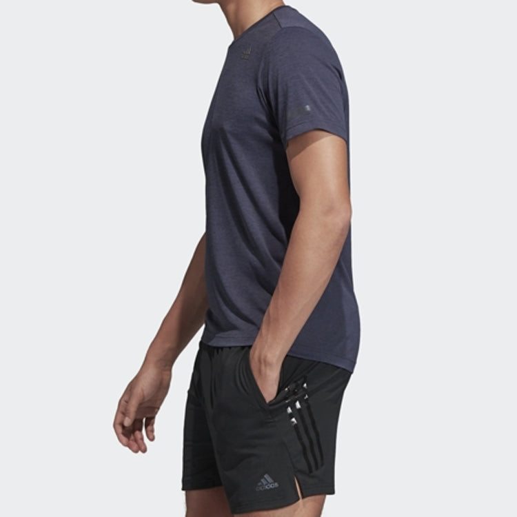 adidas CHILL TEE M Training Sports Short Sleeve Blue FL8580