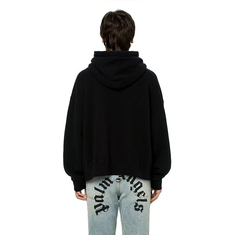 Palm Angels Kill The Bear Popover Hoodie 'Black' PMBB058F21FLE0071060