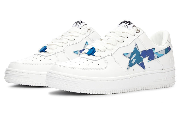(WMNS) A BATHING APE Bape Sta Abc Camo 'White Blue' 1I70-291-004-BLUE
