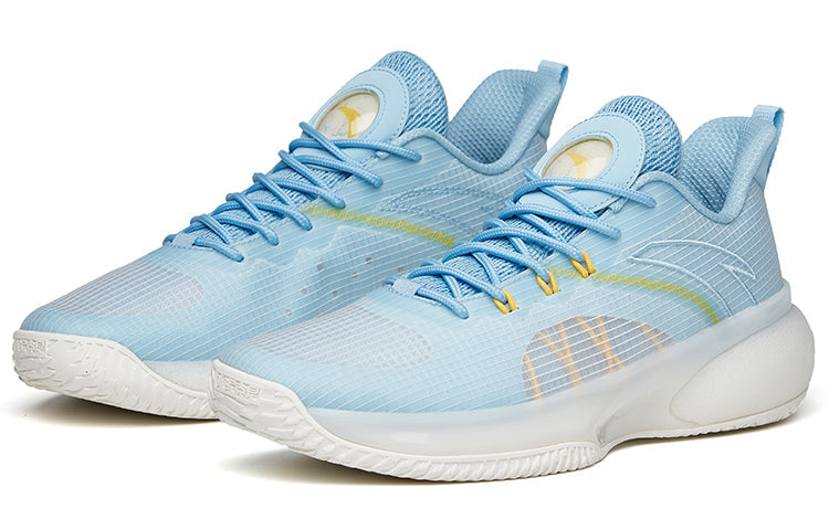 ANTA Light Bubble Cement Basketball Shoes 'Blue White' 112121606S-9