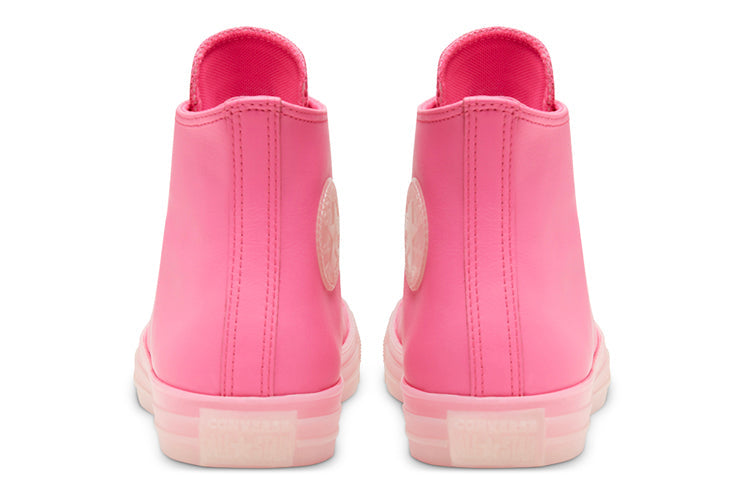Converse Neon Leather Chuck Taylor All Star High Top 'Neon Pink' 166568C