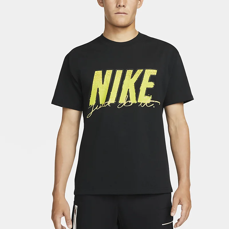 Nike Casual Sports Breathable Short Sleeve Black DO6369-010