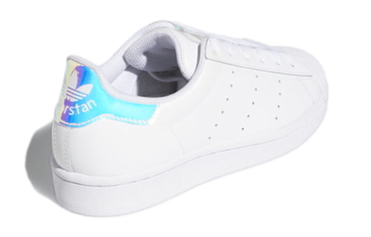 (GS) adidas Superstar J 'White Iridescent' FX7594