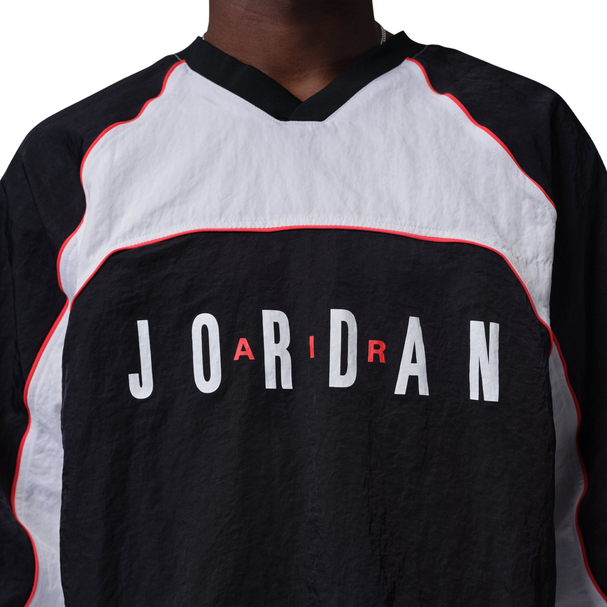 Air Jordan Flight Long-Sleeve Warm-Up Top 'Black White' IF1835-010