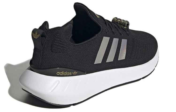 (WMNS) adidas Swift Run 22 'Black Gold White' GY9575