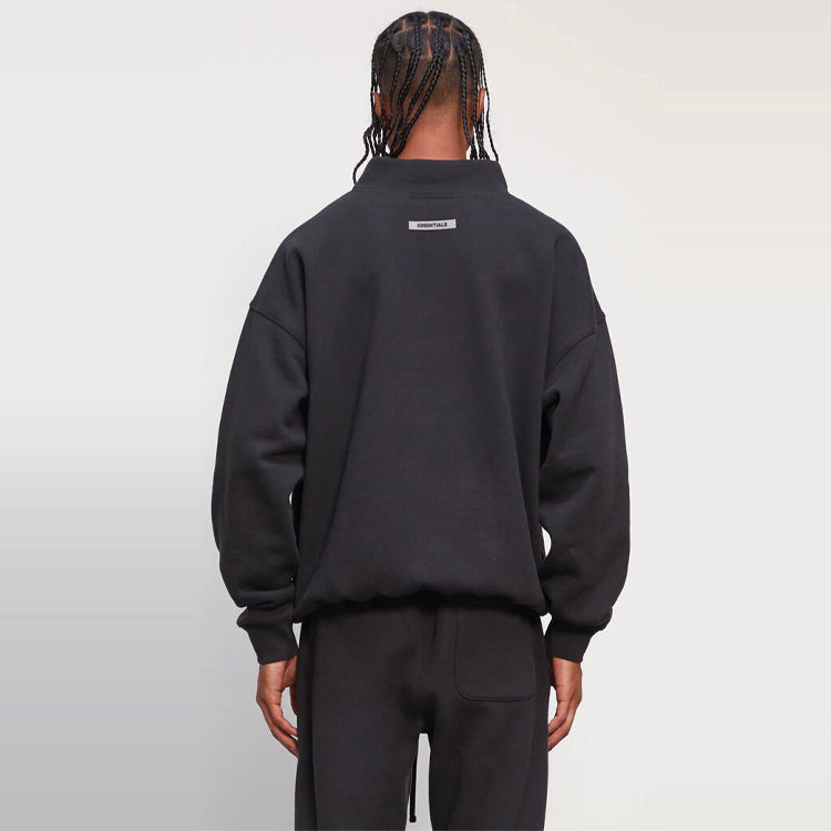 Fear of God Essentials FW20 Half Collar Pullover 'Black' 192250500214001