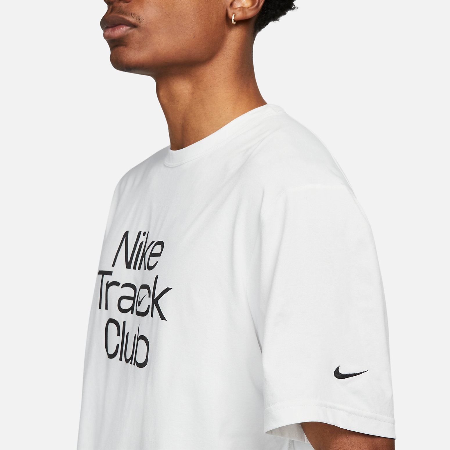 Nike Track Club Dri-FIT Short-Sleeve Running Top 'White' FB5513-121