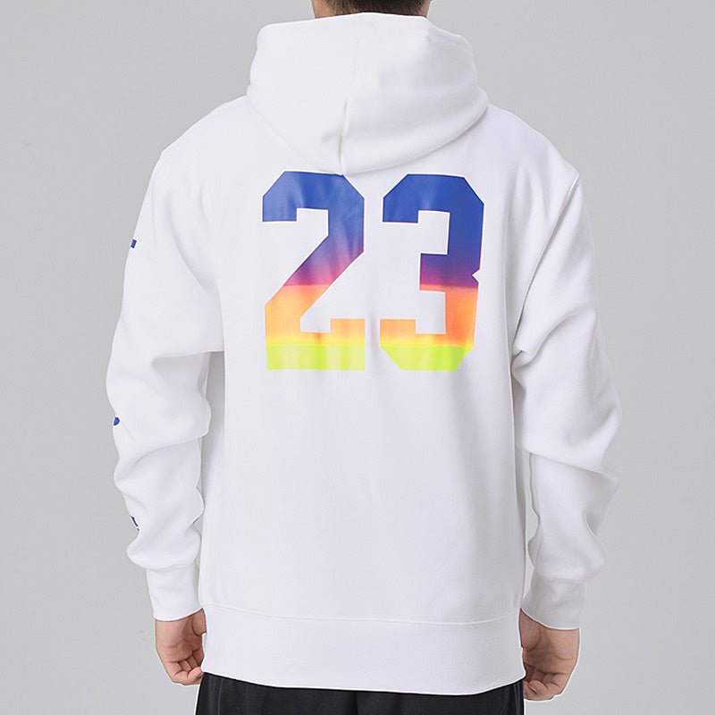 Air Jordan Sports Fleece Lined Hooded Jacket Men's White CU9123-100