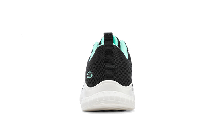 (WMNS) Skechers Black Bobs Squad Chaos 'Black' 117227-BLK