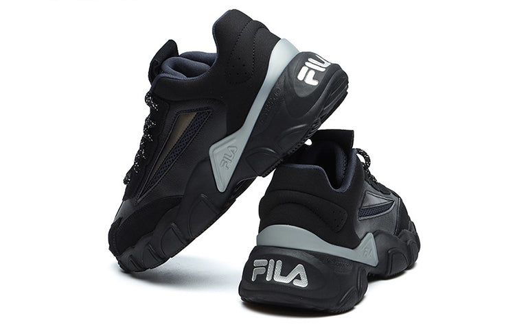 FILA Fashion Sneakers Low-Top Running Shoes 'Black Grey' F12M144120FBI