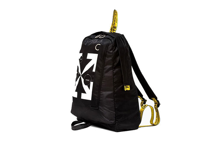 Men's Off-White Nylon Black Backpack OMNB0I9F20FAB0031001