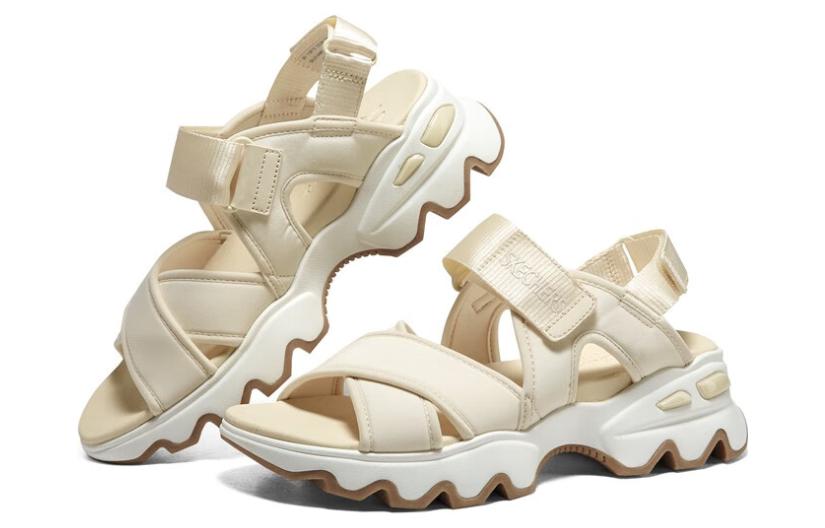 (WMNS) Skechers Big Lug Sandals 'Cream White' 119710-OFWT