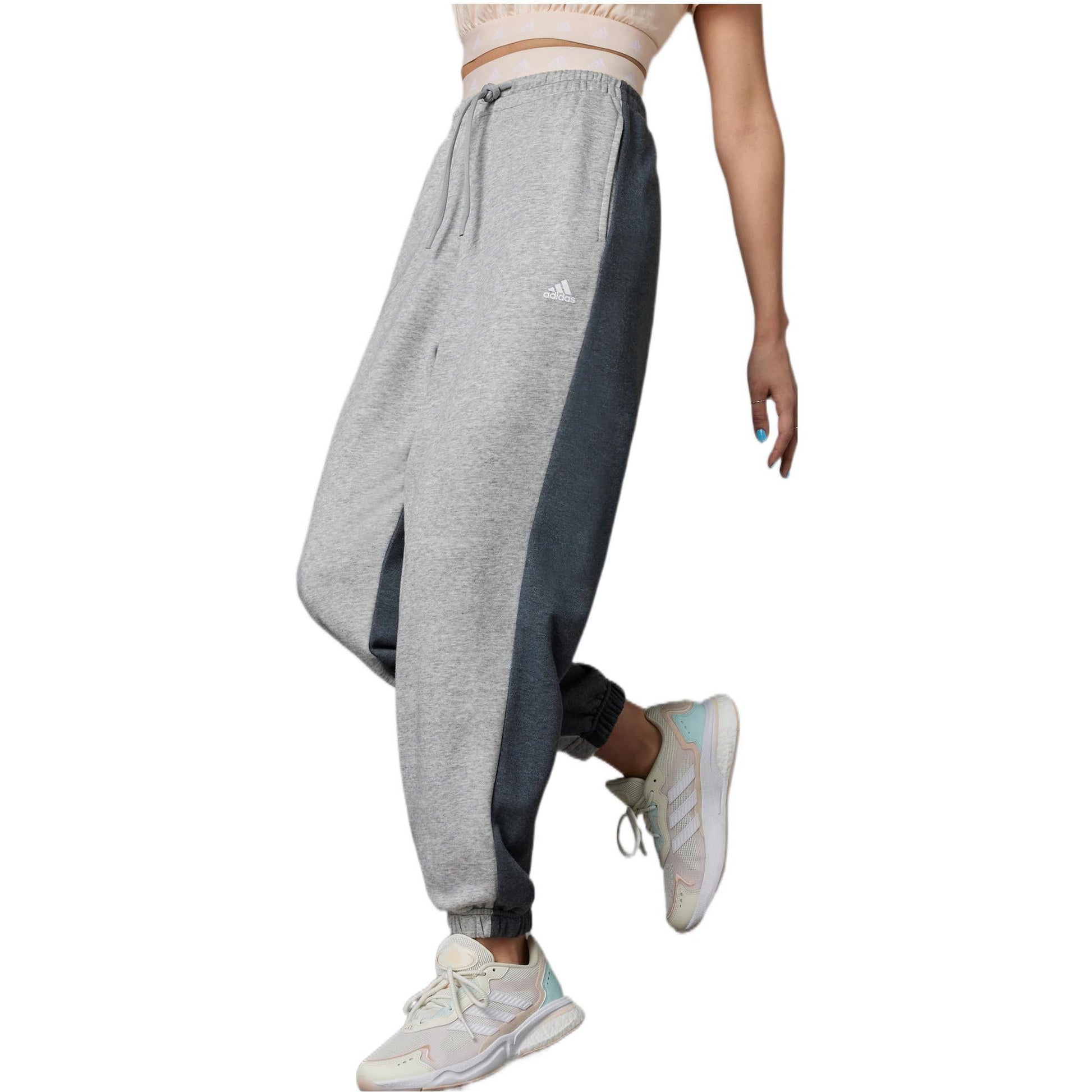 (WMNS) adidas Hyperglam French Terry Pants Asia Sizing 'Grey' HZ9671