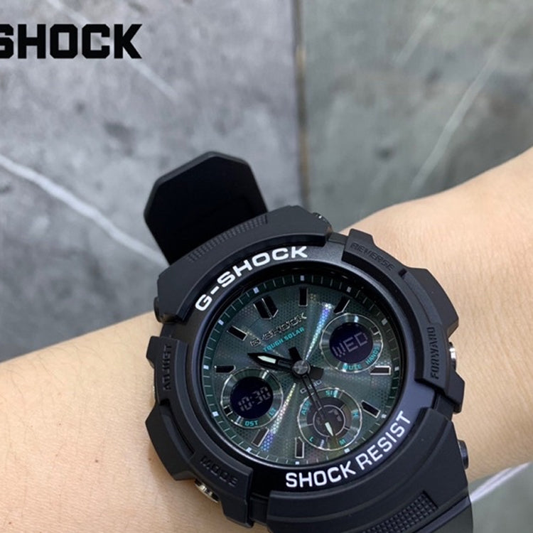 CASIO G-Shock Analog-Digital 'Black Green' AWG-M100SMG-1A