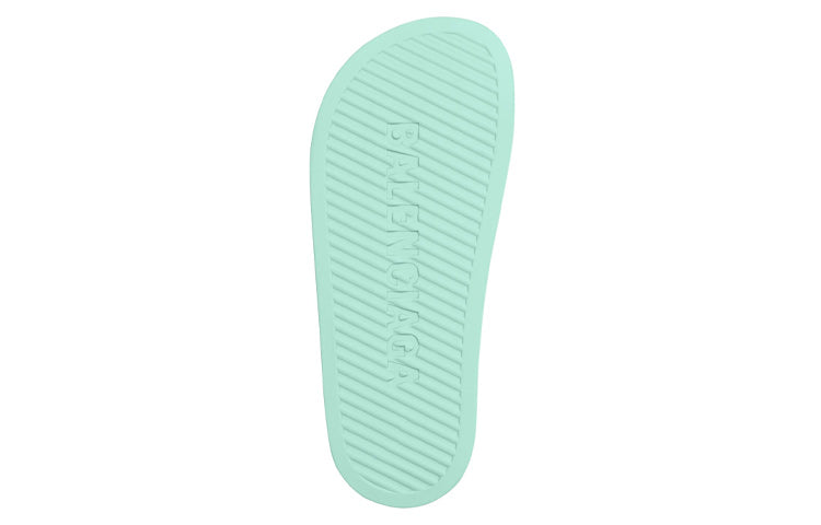 (WMNS) Balenciaga Chunky Slides 'Aqua Green' 654315W1S894598