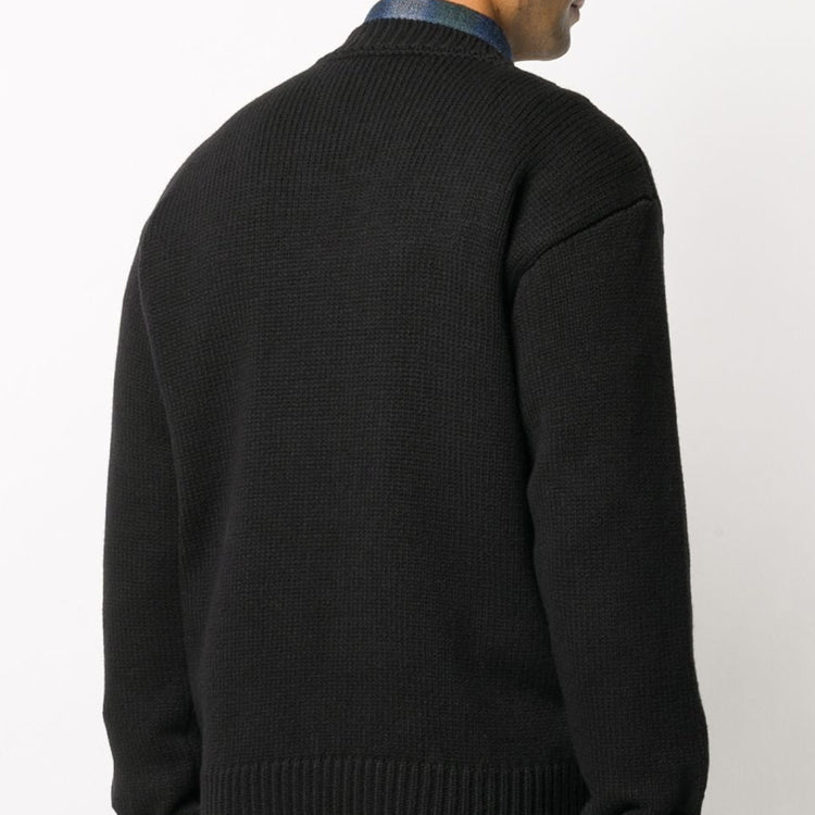 Off-White FW20 Pascal Tool Sweater Men Black OMHE054F20KNI0031001
