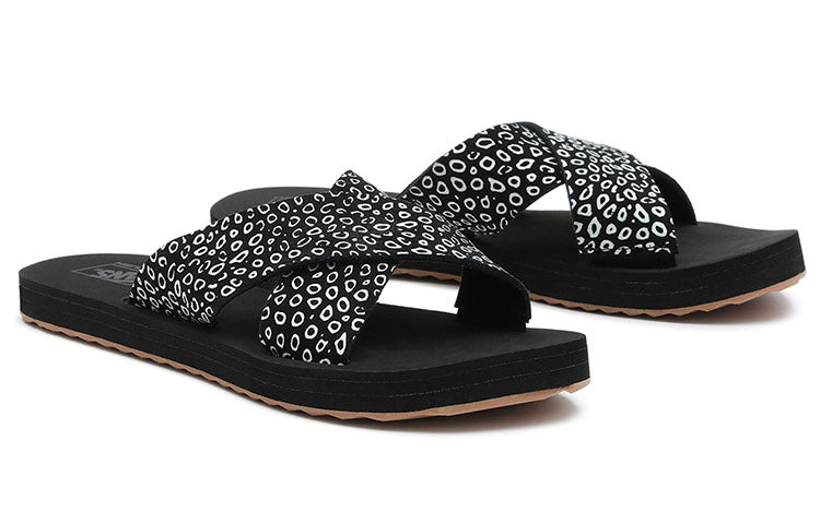Vans Cross Strap Slide-On 'Black White' VN0A4U1Z4WM