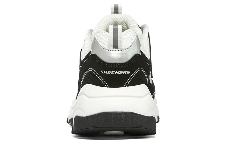 (WMNS) Skechers D'Lites 'Black White' 8730065-BKW