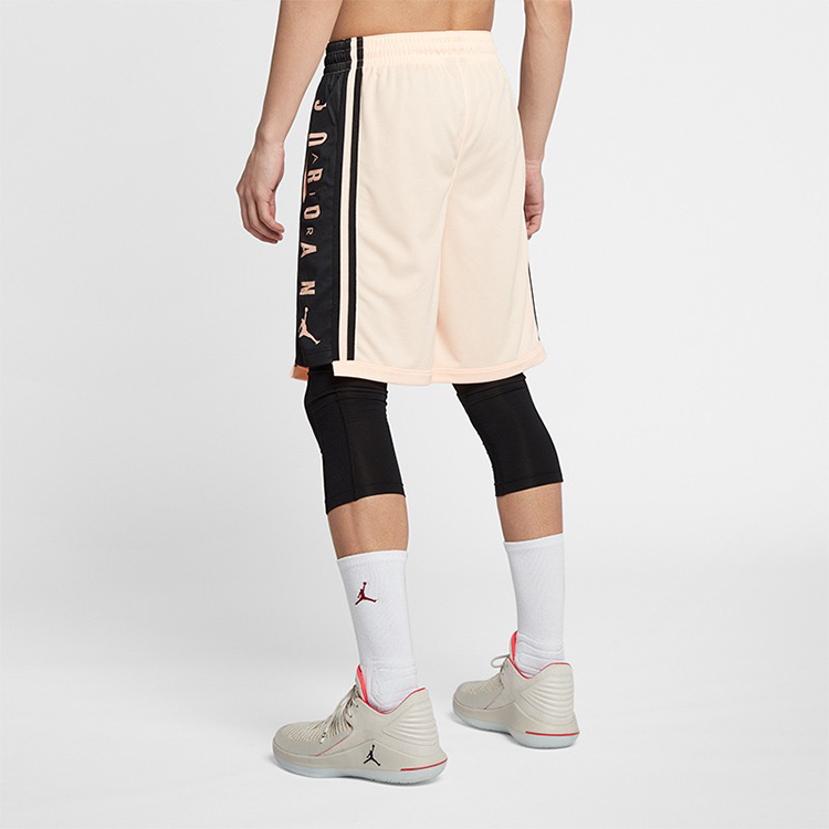 Air Jordan HBR Quick Dry Breathable Basketball Shorts Deep Red BQ8393-888