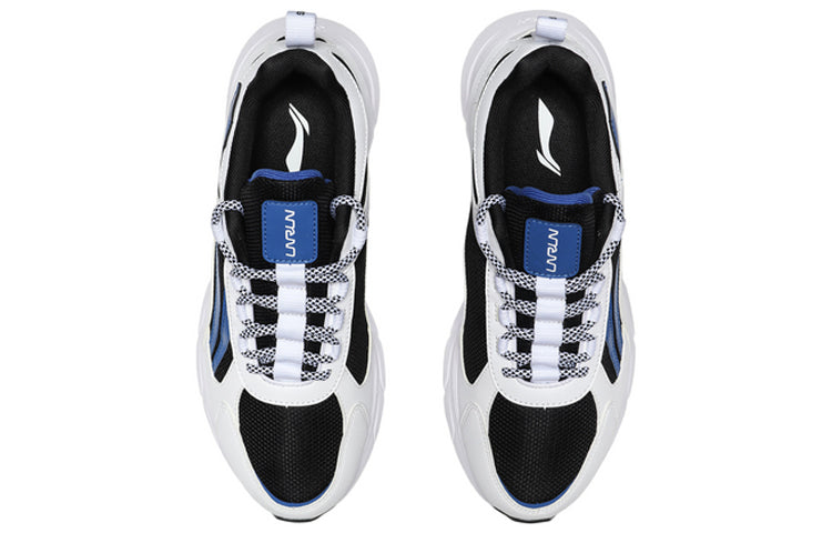 Li-Ning Light Weight Sport Shoes 'Black White Blue' ARBQ037-1