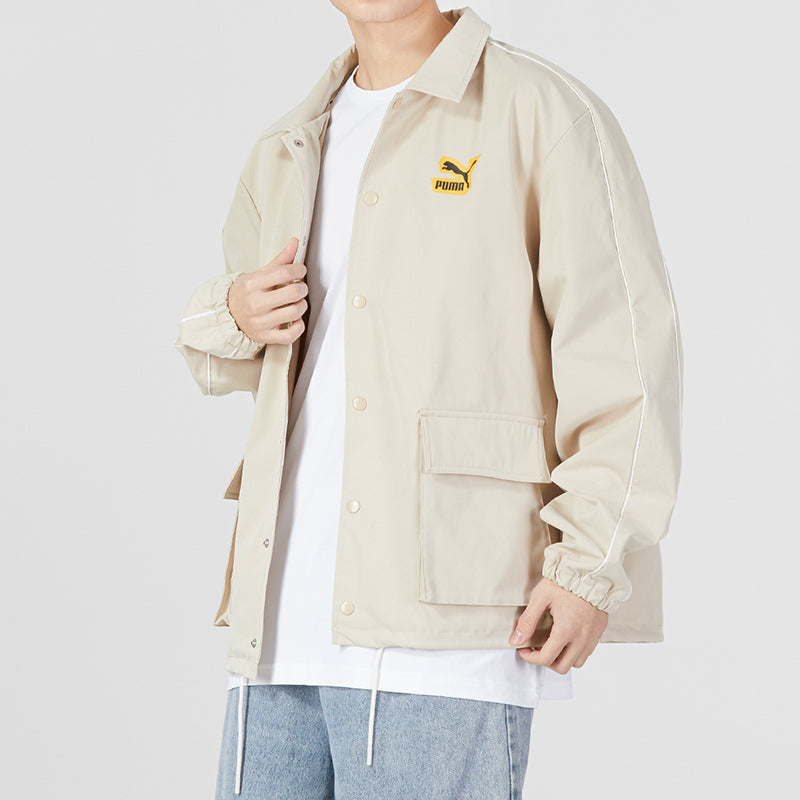 PUMA Classics Street Sport Woven Jacket 'Beige' 539969-88