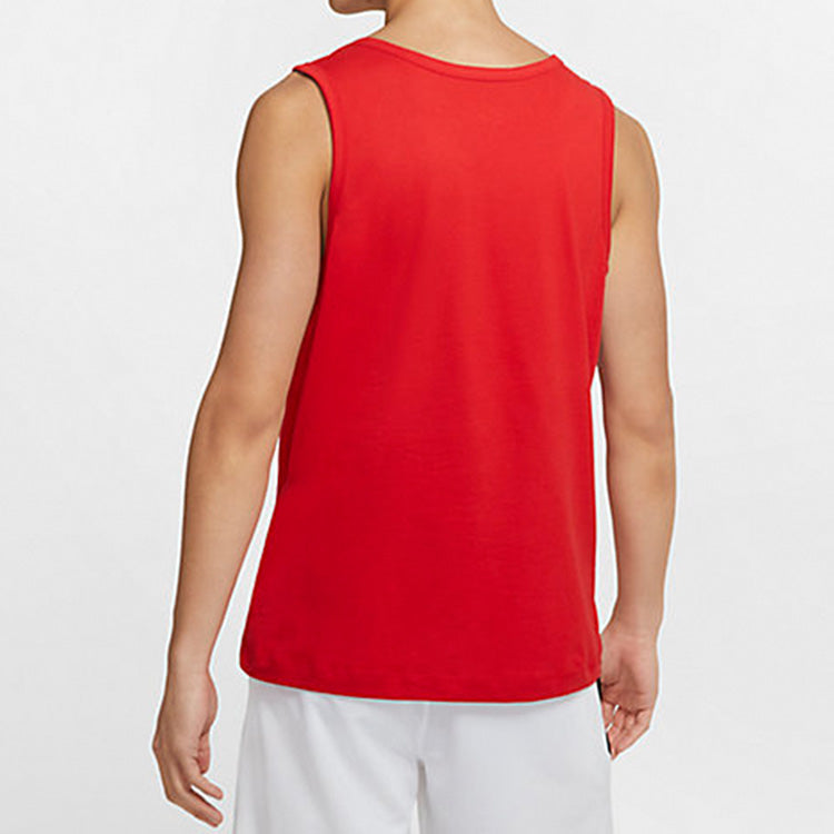 Men's Nike Dri-FIT Printing Red Basketball Jersey/Vest CD1293-657