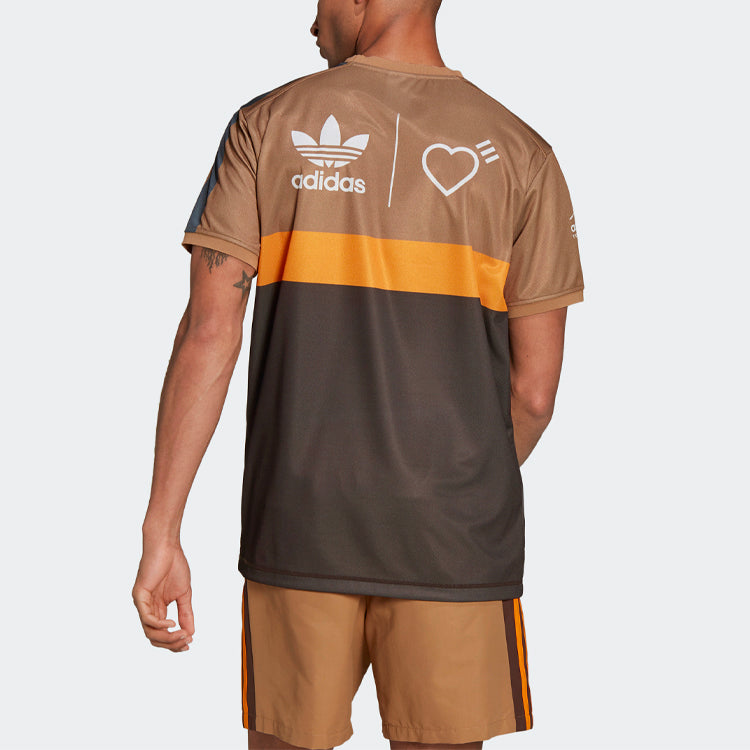 adidas x Human Made Graphic T-shirt 'Brown' HA9995
