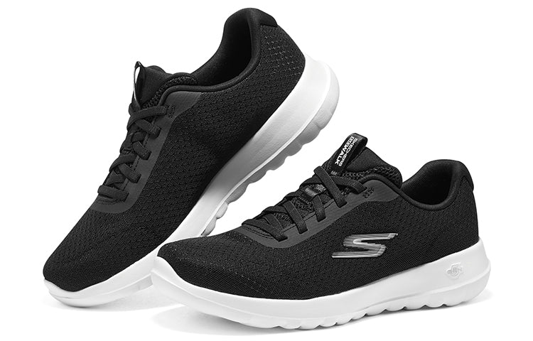 (WMNS) Skechers Go Walk Joy 'Black White' 124661-BKW