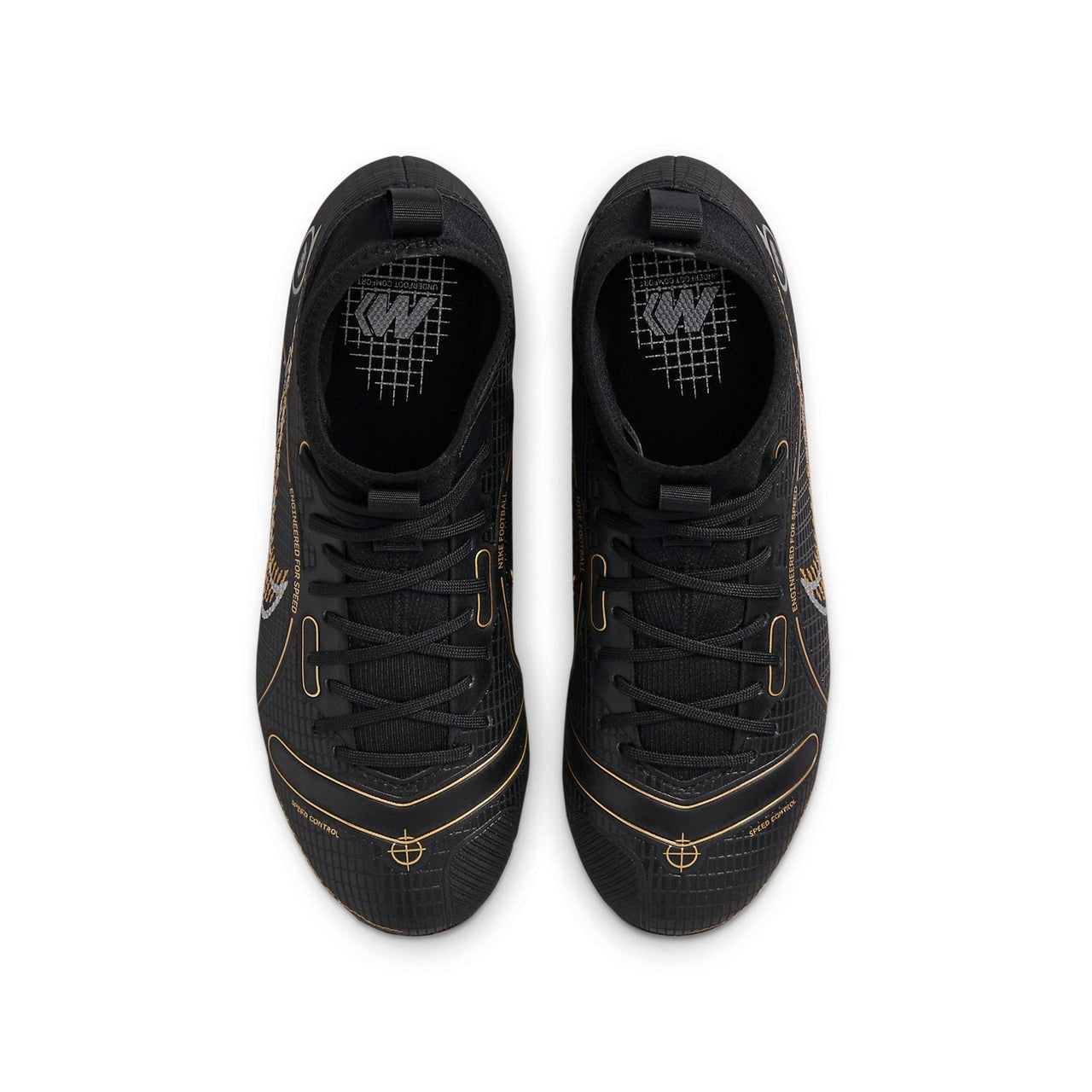(GS) Nike Mercurial Superfly 8 Academy MG 'Black Metallic Gold' DJ2854-007